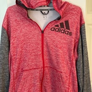 Adidas Team Issue lightweight hooded sweatshirt